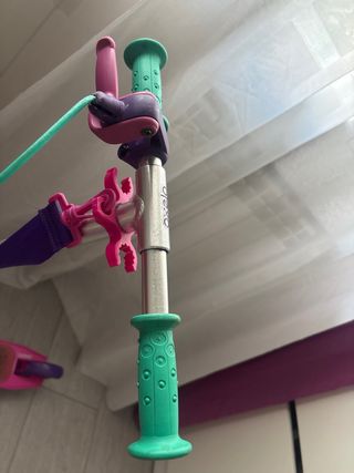 Patinete Oxelo niña rosa y morado