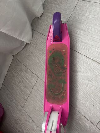 Patinete Oxelo niña rosa y morado