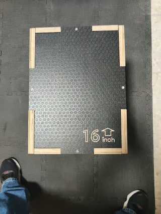 Caja pliométrica para entrenamiento