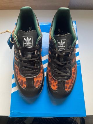 Zapatillas Adidas Samba Leopardo Negras