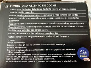 Juego Fundas Asiento Coche Ultimate Speed