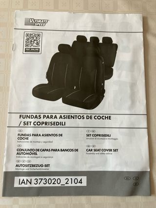Juego Fundas Asiento Coche Ultimate Speed