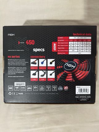 Fuente de alimentación Nox NX650W