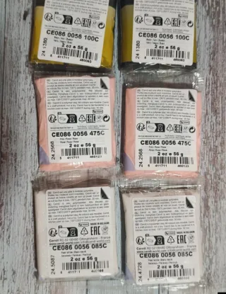 X6 Bloques Arcilla Polimérica Cernit Pearl