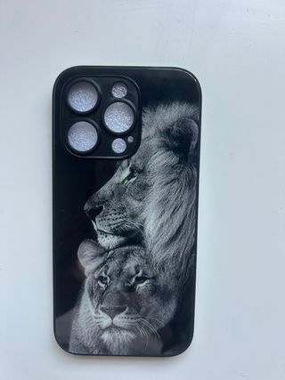 Funda iPhone 14 Pro Diseño Leones