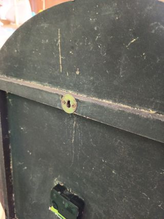 Reloj de pared de Pizarra negro con números romano
