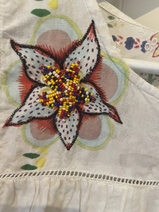 Blusa Desigual Talla M Estampado Ave