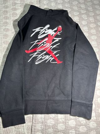 Sudadera Jordan Negra Talla 12-13 Años