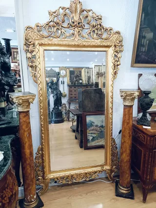 Espejo antiguo Dorado