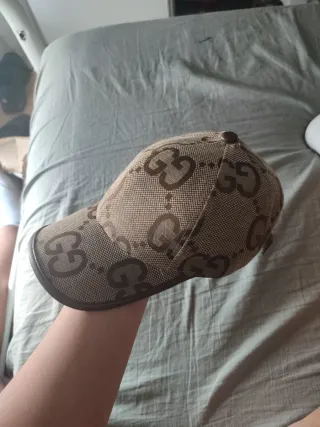 Gorra Gucci Beige y Marrón
