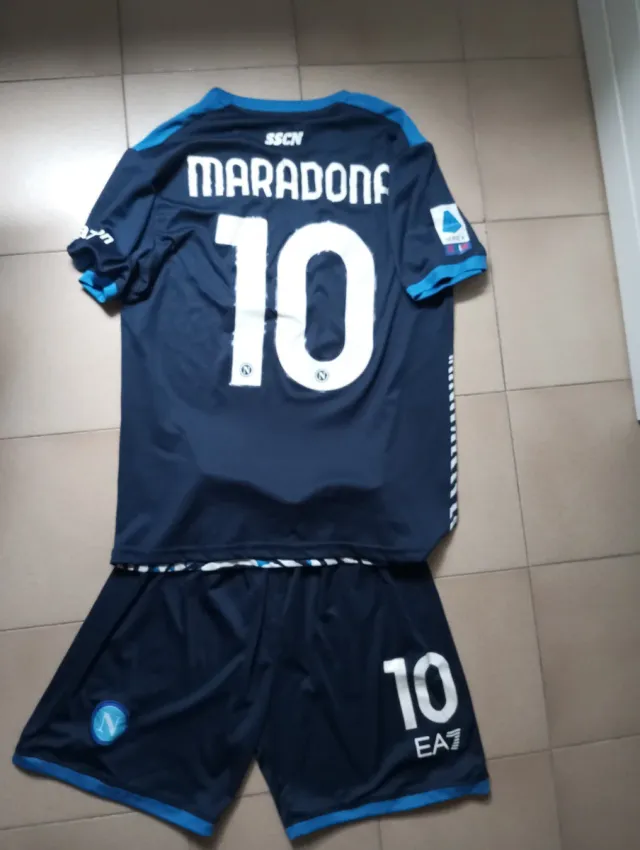 Kit Napoli Maglia e Pantaloncino Tg S
