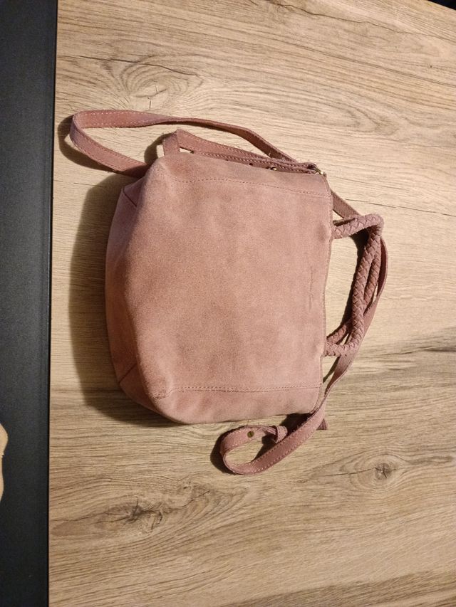 Bolso ante rosa palo El Corte Inglés