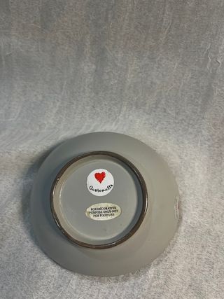 Portasapone in ceramica grigia