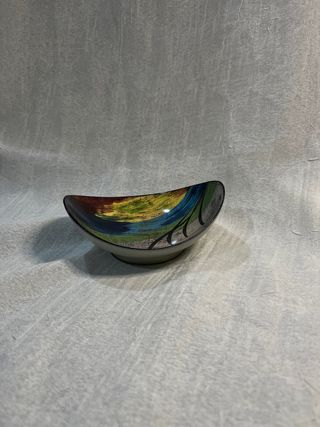 Portasapone in ceramica grigia