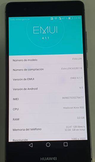 Huawei P9 nero/grigio