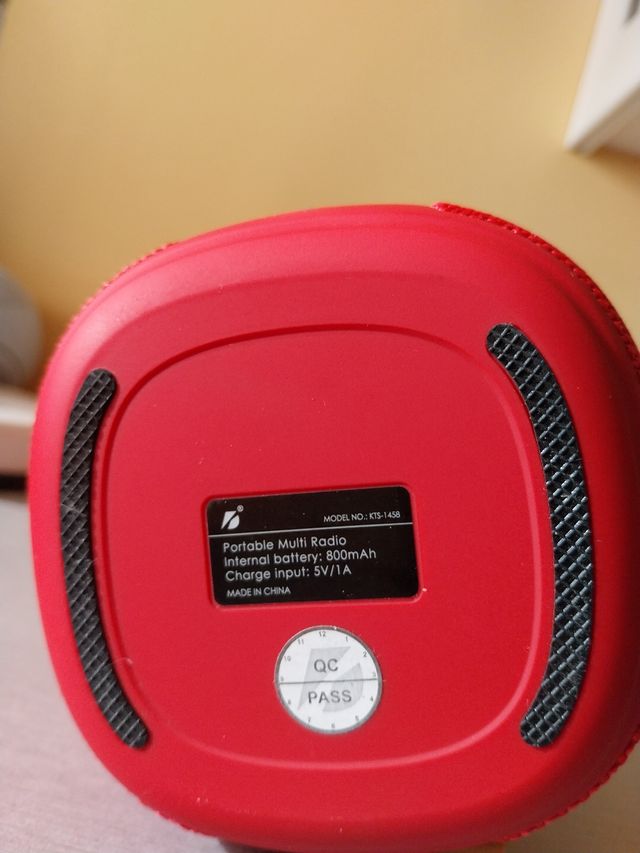 Altavoz Bluetooth Rojo Nuevo