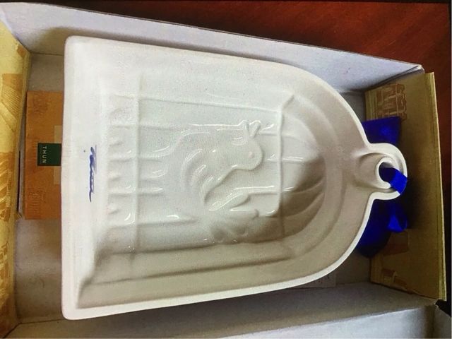 Forma Thun Uccelliera Blu e Bianco