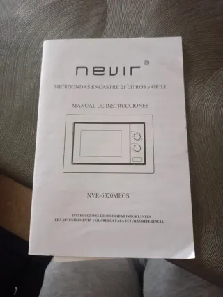 Microondas NEVIR NVR 6320 MEGS