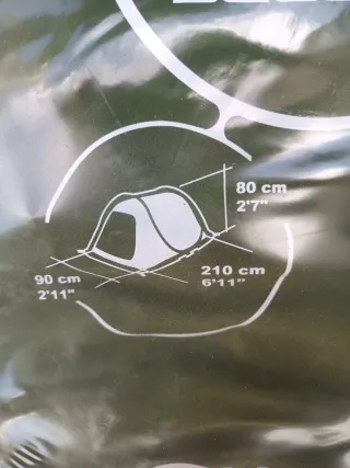 Tienda campaña 2 segundos sin estrenar