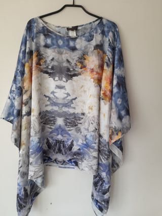 Túnica Estampada Multicolor Talla Única