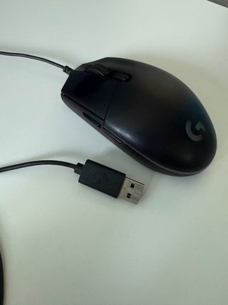 Ratón Logitech G Pro Cable Negro