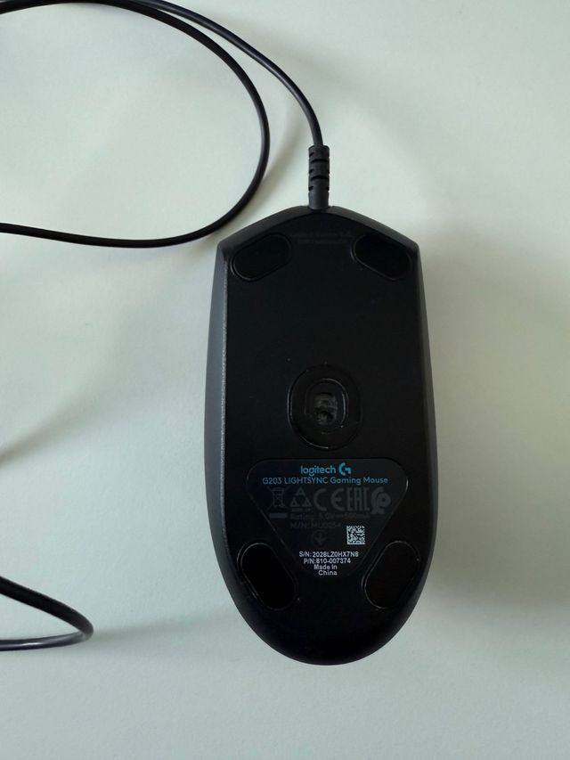 Ratón Logitech G Pro Cable Negro