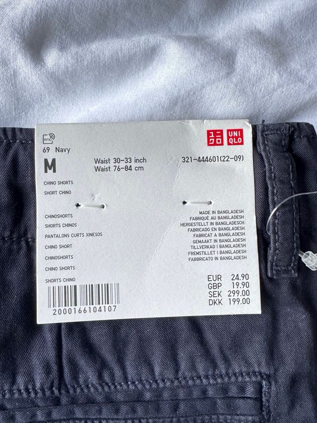 Bermuda Uniqlo Azul Talla M