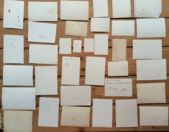 Lote fotografías antiguas, años 40-50 (60 ud.)