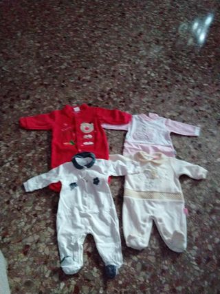 Lotto 4 tutine bimba