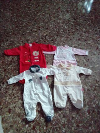 Lotto 4 tutine bimba