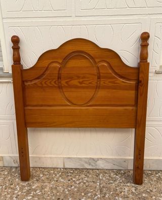 Cabecero pino cama 90