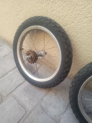 Ruedas Bicicleta 14 Delantera y Trasera