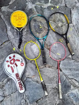 Raquetas Tenis, Pádel, Bádminton, tenis mesa...
