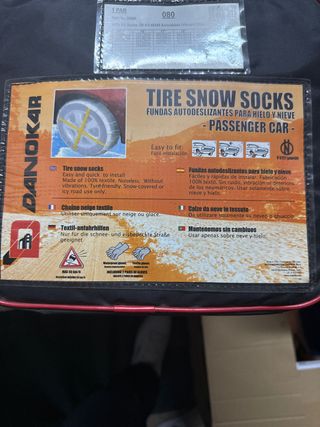 Cadenas para nieve DANOKAR (2 unidades)