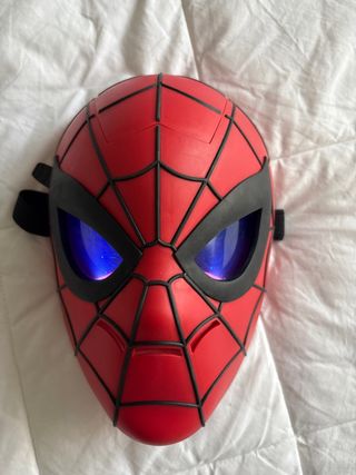 Máscara Spiderman con luces
