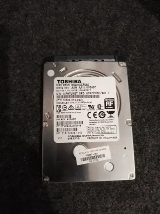 DISCO DURO TOSHIBA DE 500GB 2.5 PULGADAS (HHD)