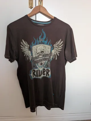 Camiseta Rider Calavera y Alas