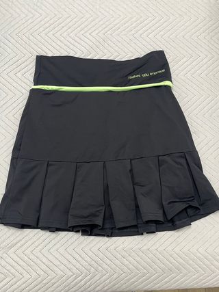 Falda Padel NOX Negra y Verde