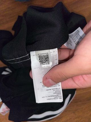 Chaqueta Adidas Niño Talla L Negra