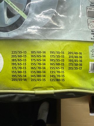 Cadenas de nieve textiles DRIVETEX talla 81