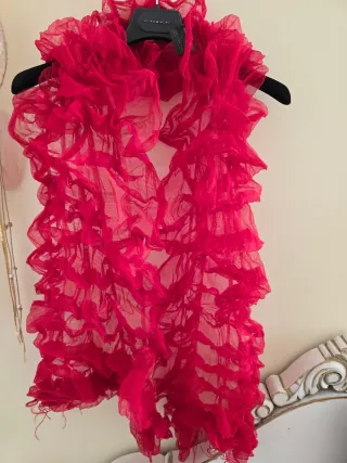 Pañuelo Javier Simorra Rojo Volantes