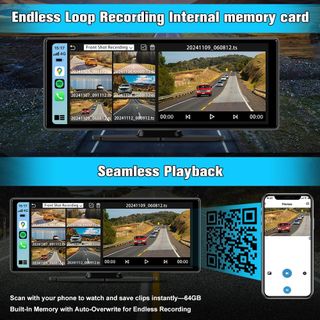 Pantalla Coche 10.26” CarPlay Android Auto