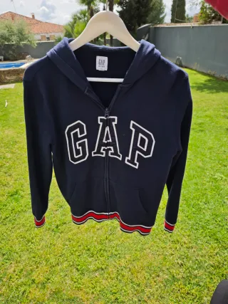 Sudadera Gap Kids Azul con Cremallera