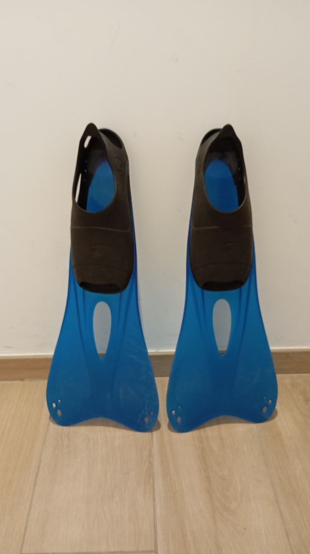 Aletas Tribord Decathlon Azul