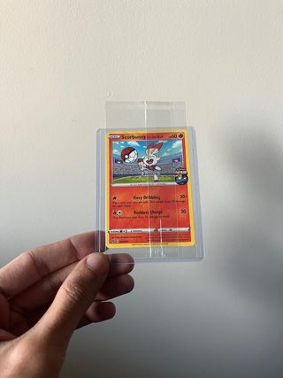 Scorbunny on the Ball Promo Pokémon Card