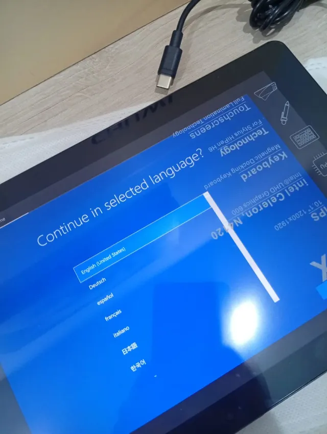 Tablet CHUWI Hi10 X Negra