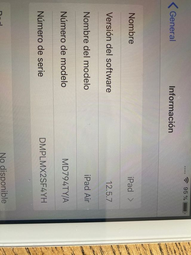 iPad Air A1475 Blanco 16 GB