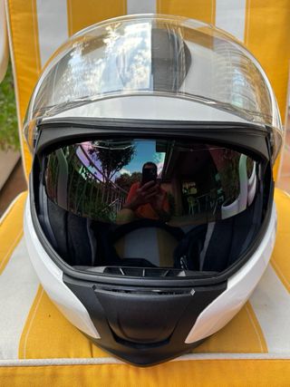 Casco Moto BMW Blanco