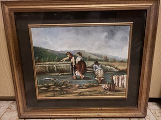Quadro Donne al Fiume