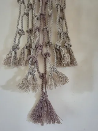 Portavaso macramè tapiz de pared Nordico Scandinav